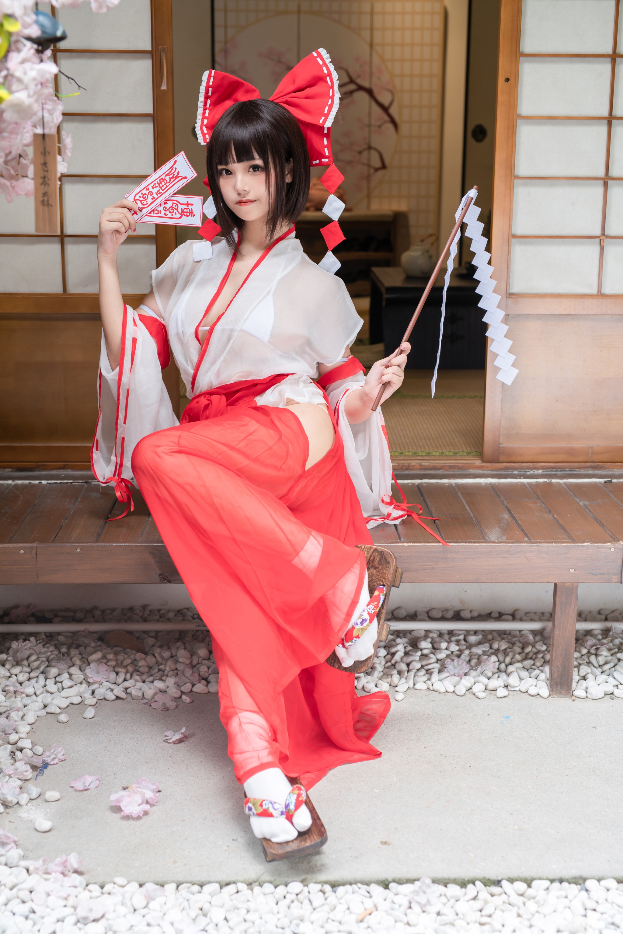 蜜汁猫裘 - NO.036 2020巫女 [61P]-XikXak